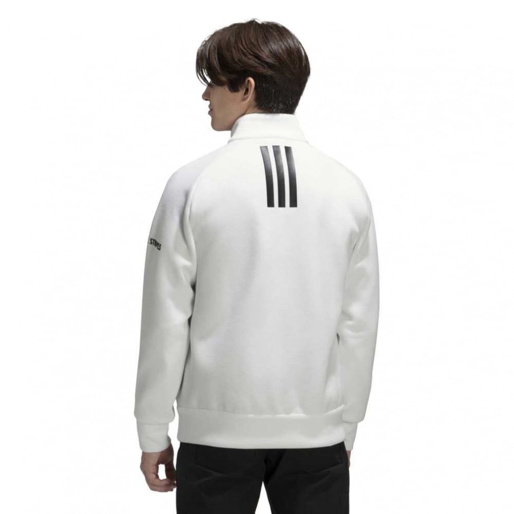 adidas Men's Golf Wear Fabric Mix Full Zip Jacket KL5273