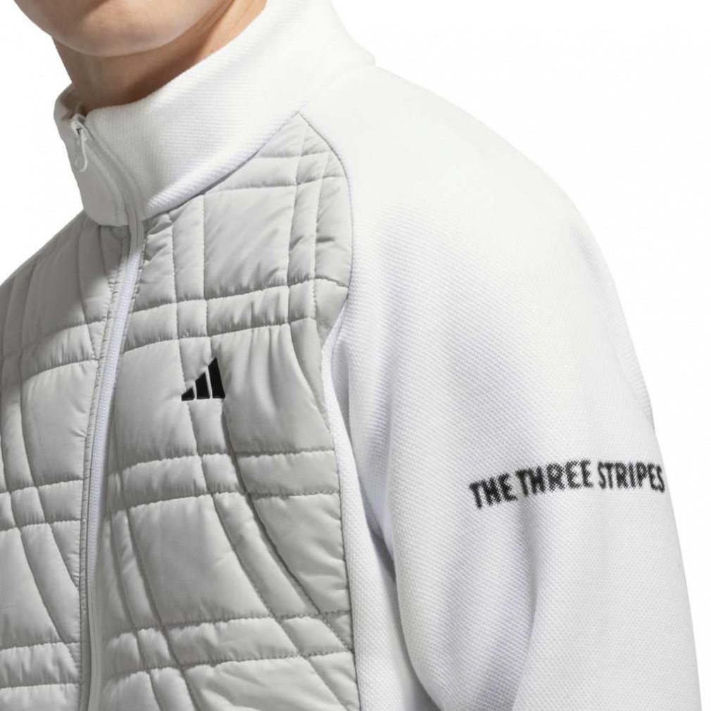 adidas Men's Golf Wear Fabric Mix Full Zip Jacket KL5273