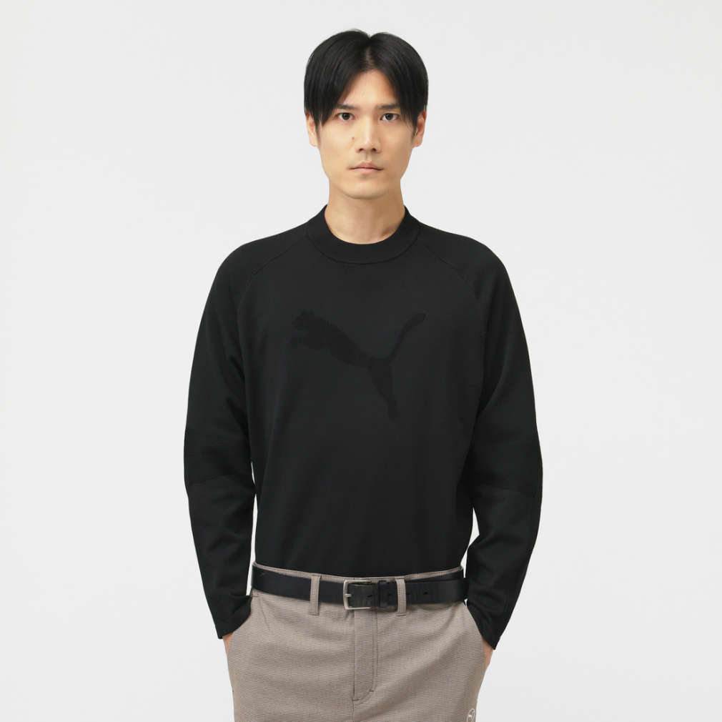 PUMA Men's Golf Wear PF Performance BIGCAT Knit Sweater 630417