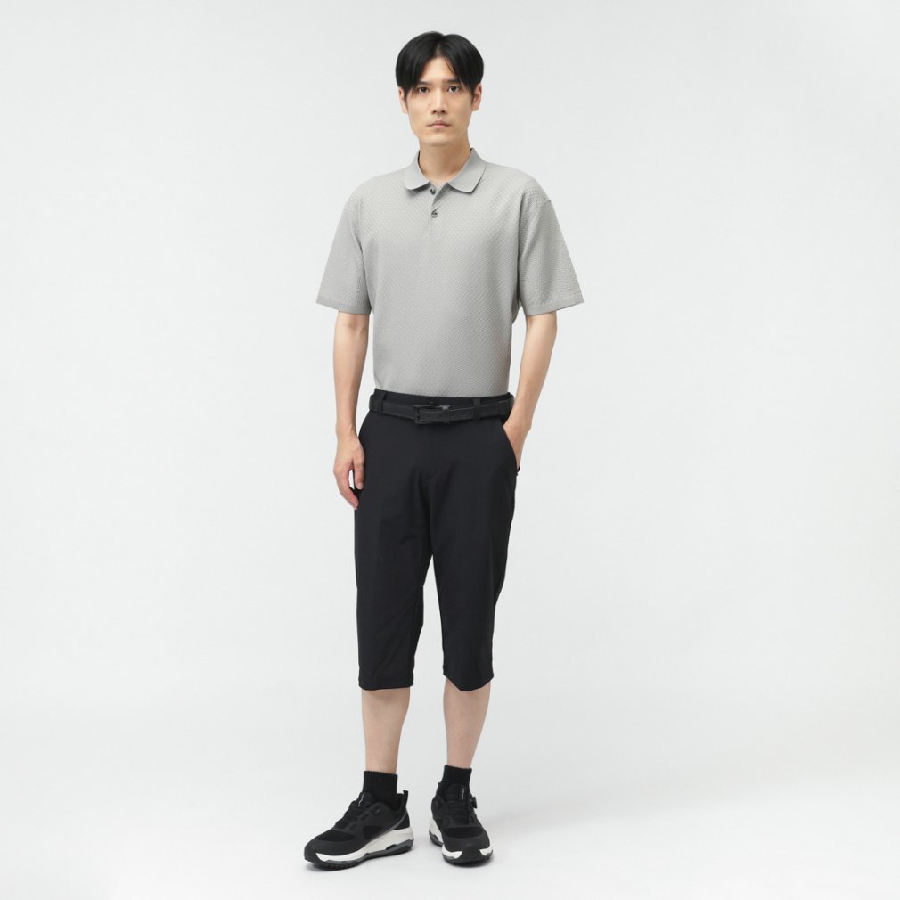 TIGORA Men's Golf Wear 4-way Stretch Capri Pants TR-1P1925CAP