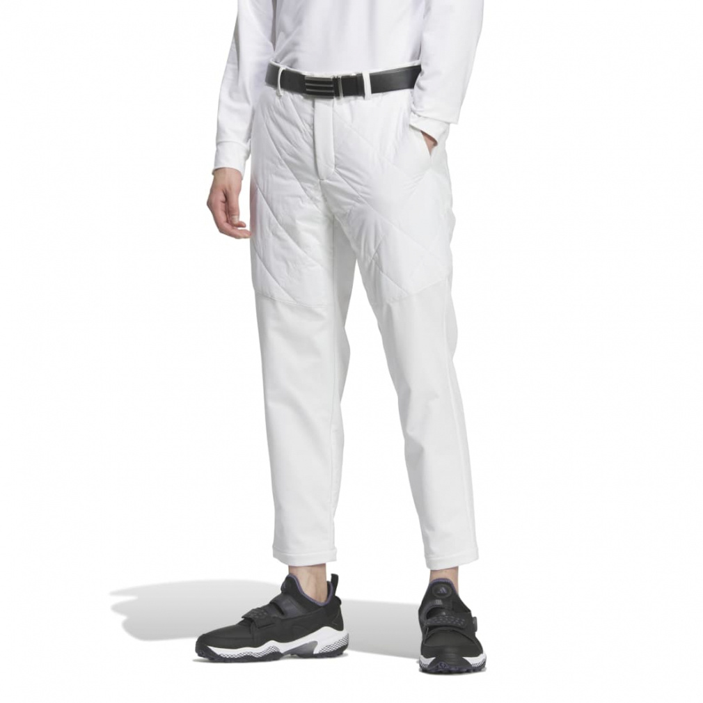 adidas Men's Golf Wear EX STRETCH COLD.RDY Water Repellent Quilt Combination Jogger Pants JVU89
