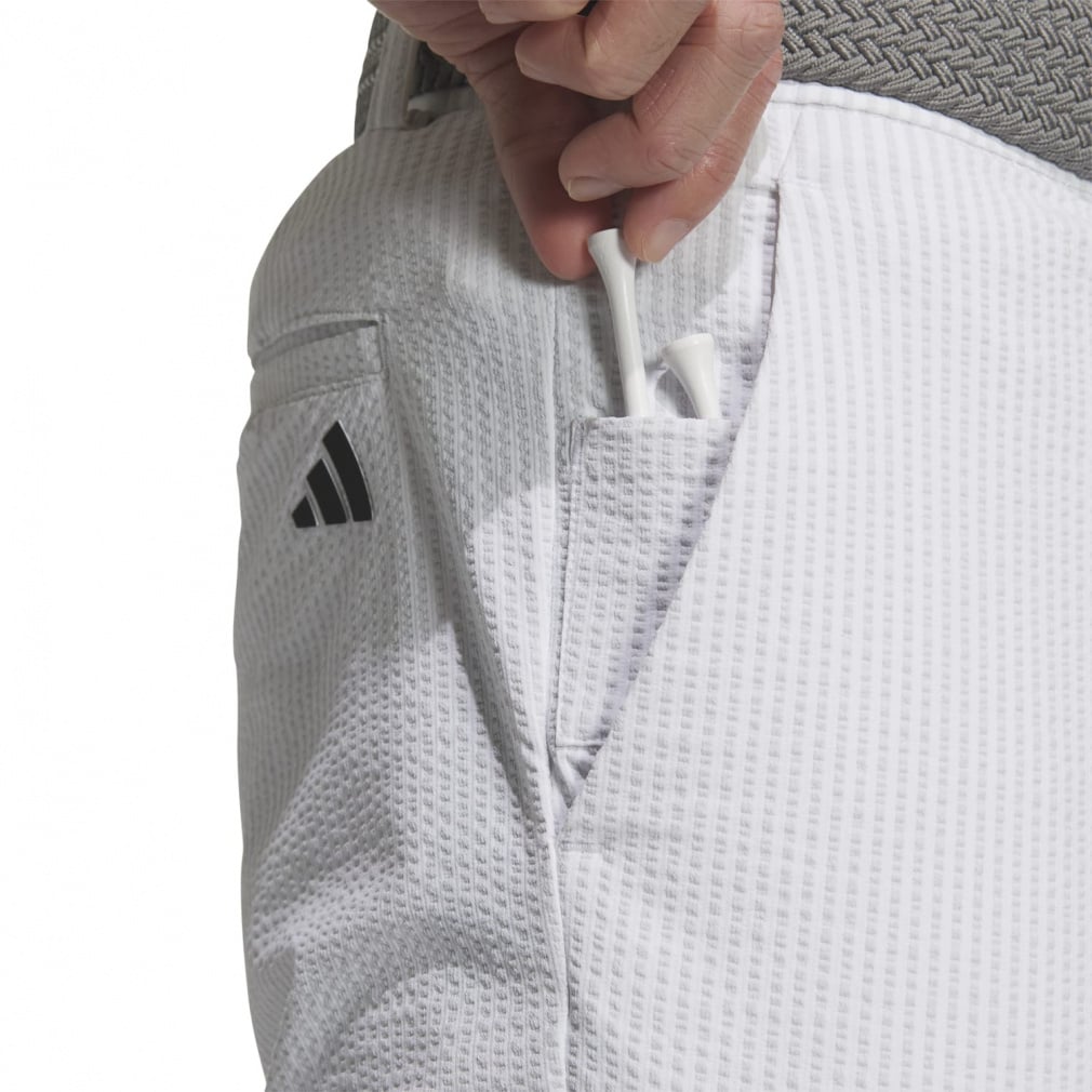 adidas Men's Golf Wear 4-way Stretch Seersucker Ankle Pants IKK86