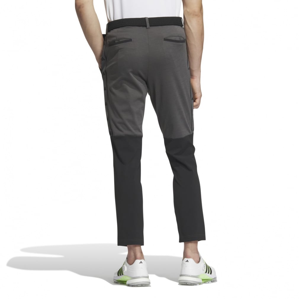 adidas Men's Golf Wear Fabric Mix Stretch Ankle Pants IKK88
