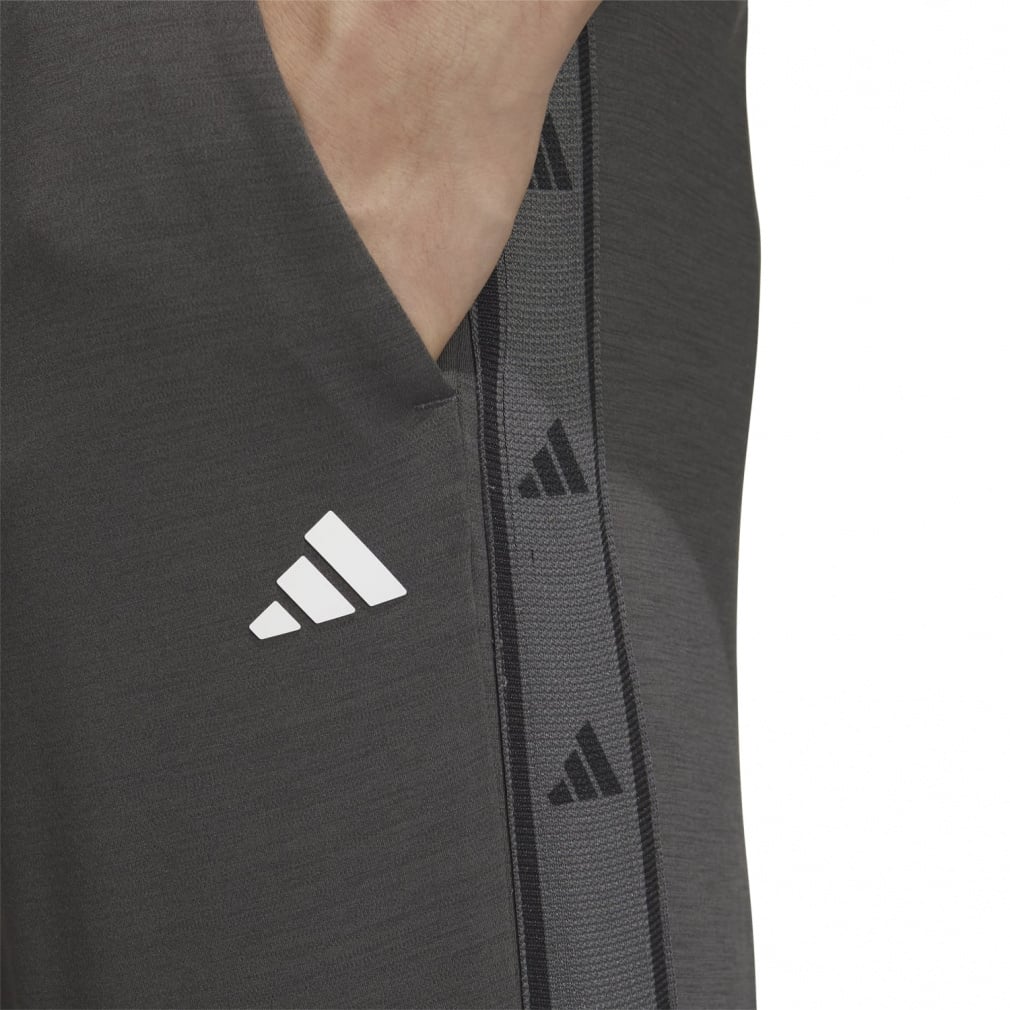 adidas Men's Golf Wear Fabric Mix Stretch Ankle Pants IKK88