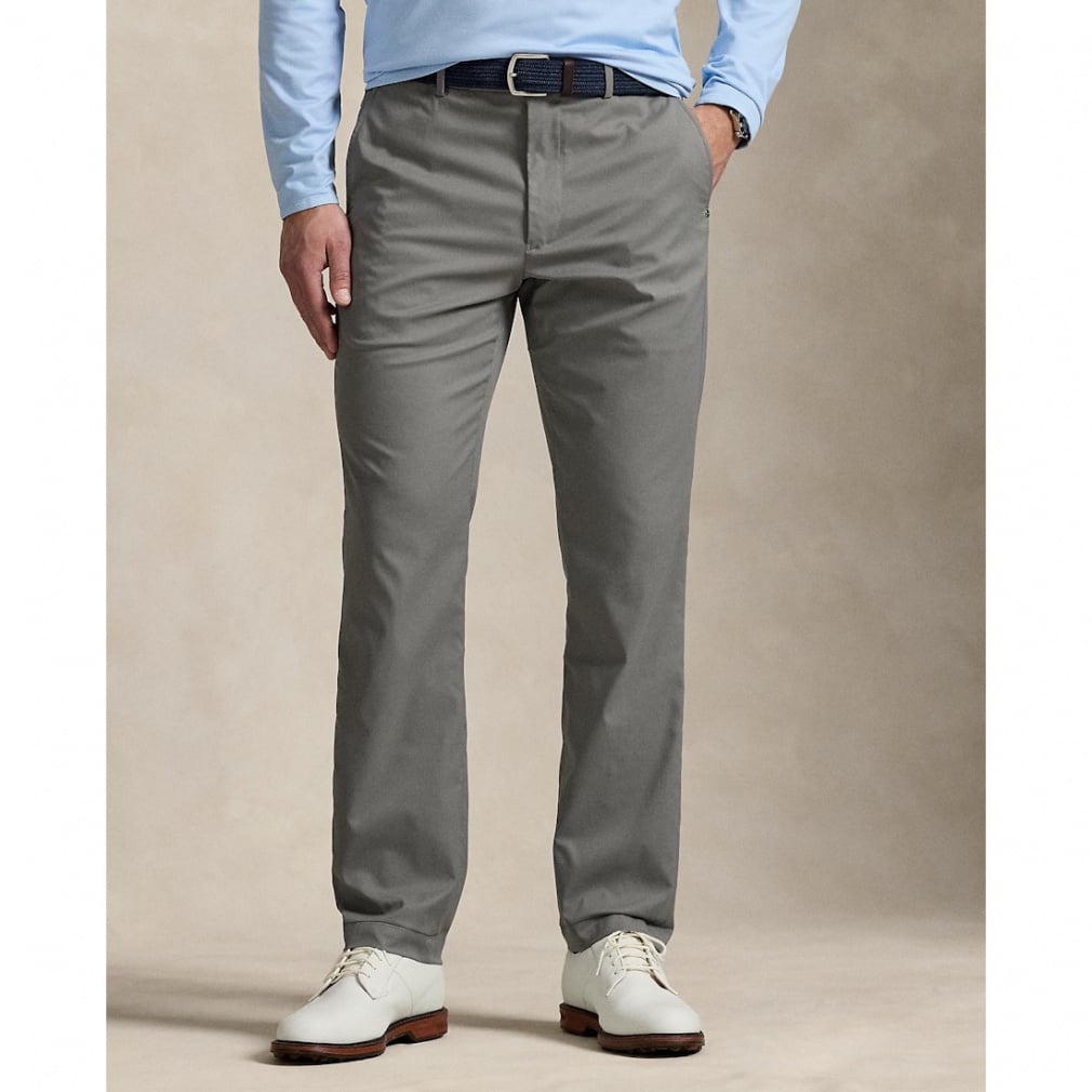 RALPH LAUREN Men's Golf Wear Cropped Slim Fit Twill Chino Pants SS25-2356