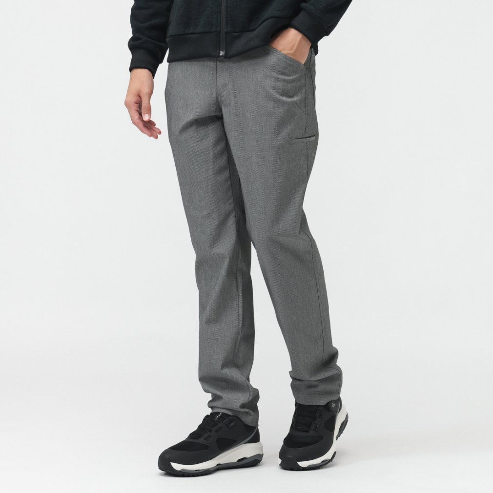 TIGORA Men's Golf Wear Chambray Dobby Pants Easy Pocket TR-1P1755NT