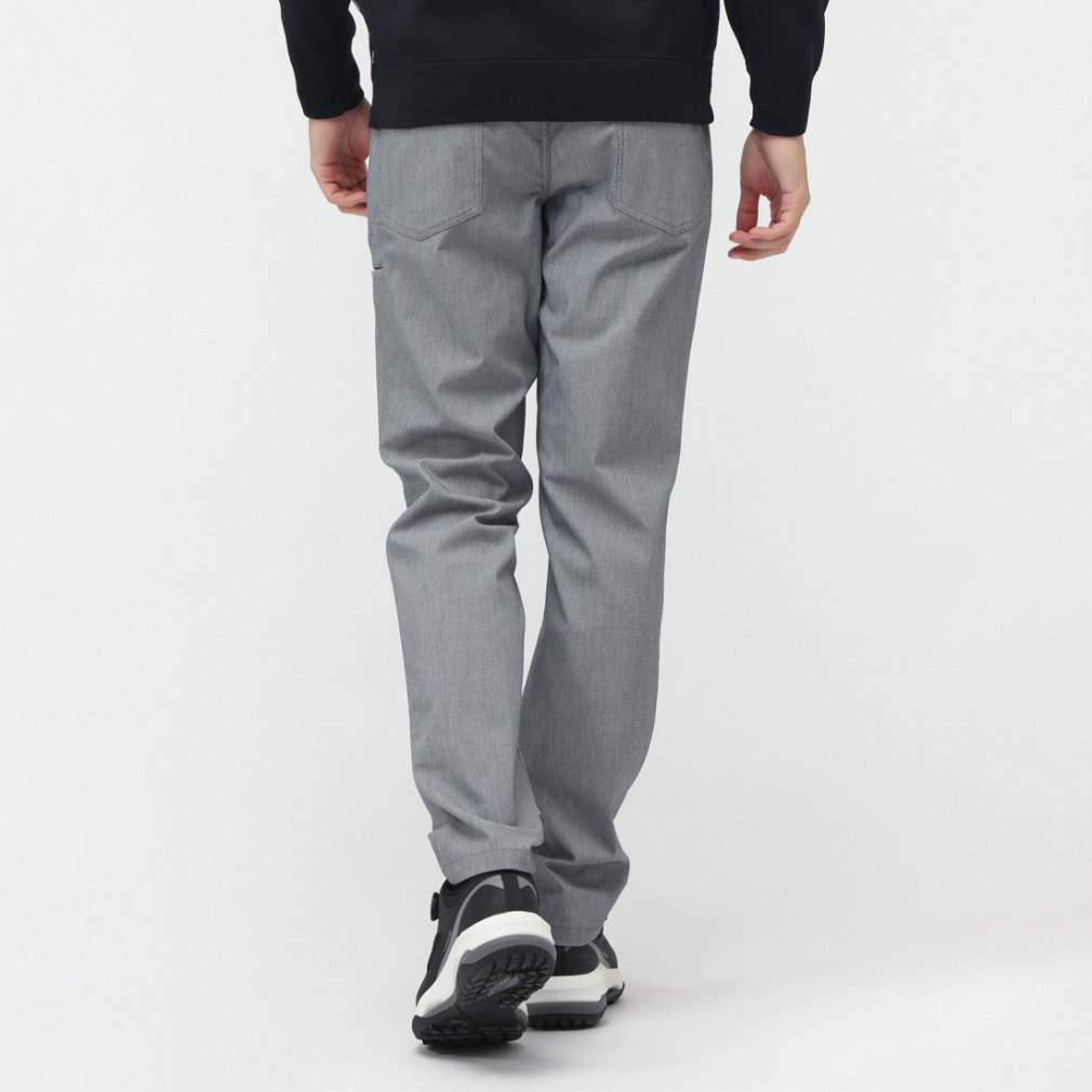 TIGORA Men's Golf Wear Chambray Dobby Pants Easy Pocket TR-1P1755NT