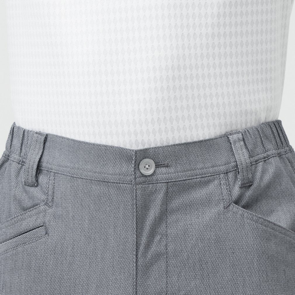 TIGORA Men's Golf Wear Chambray Dobby Pants Easy Pocket TR-1P1755NT