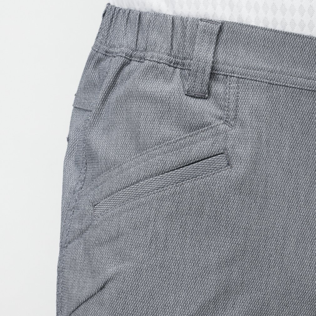 TIGORA Men's Golf Wear Chambray Dobby Pants Easy Pocket TR-1P1755NT