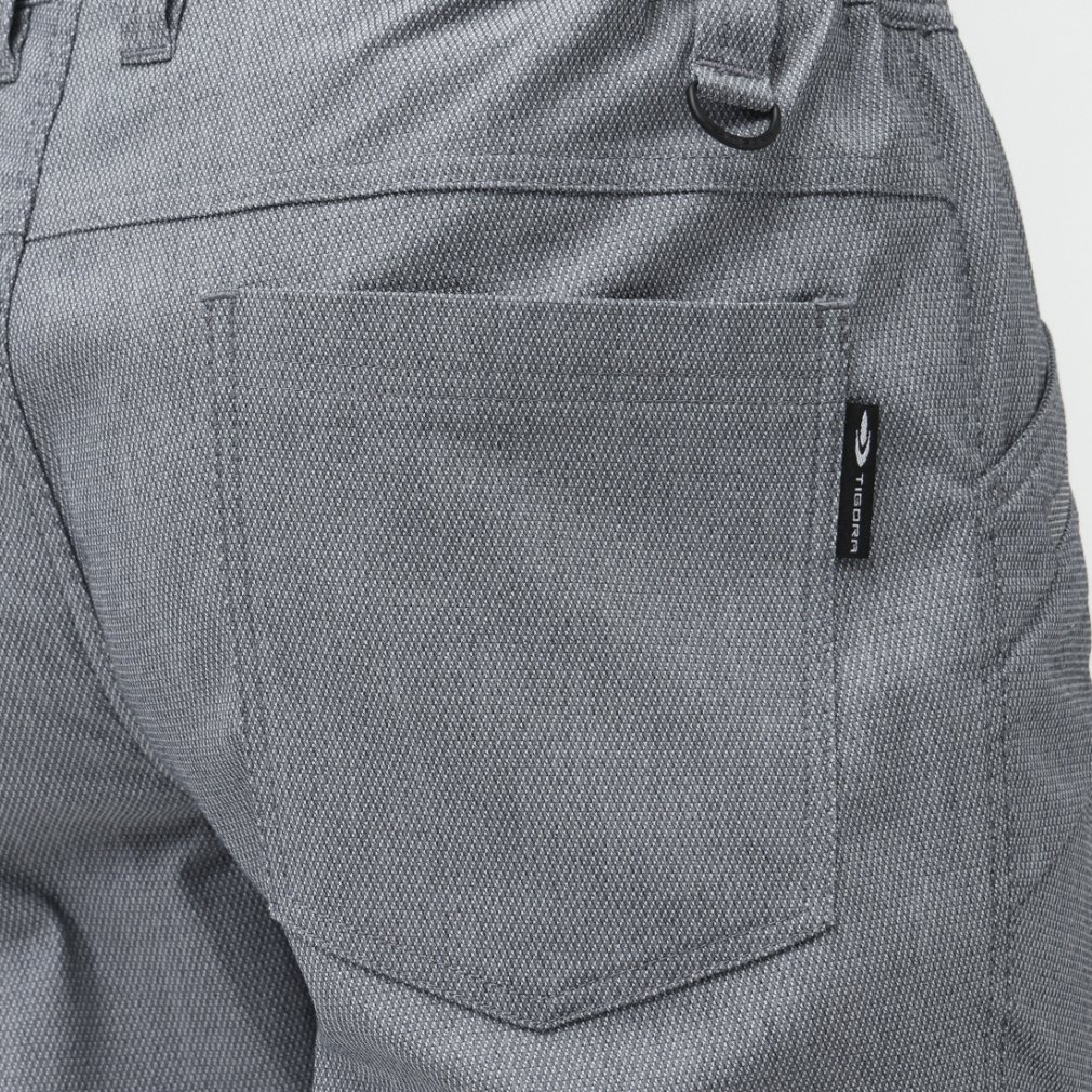 TIGORA Men's Golf Wear Chambray Dobby Pants Easy Pocket TR-1P1755NT