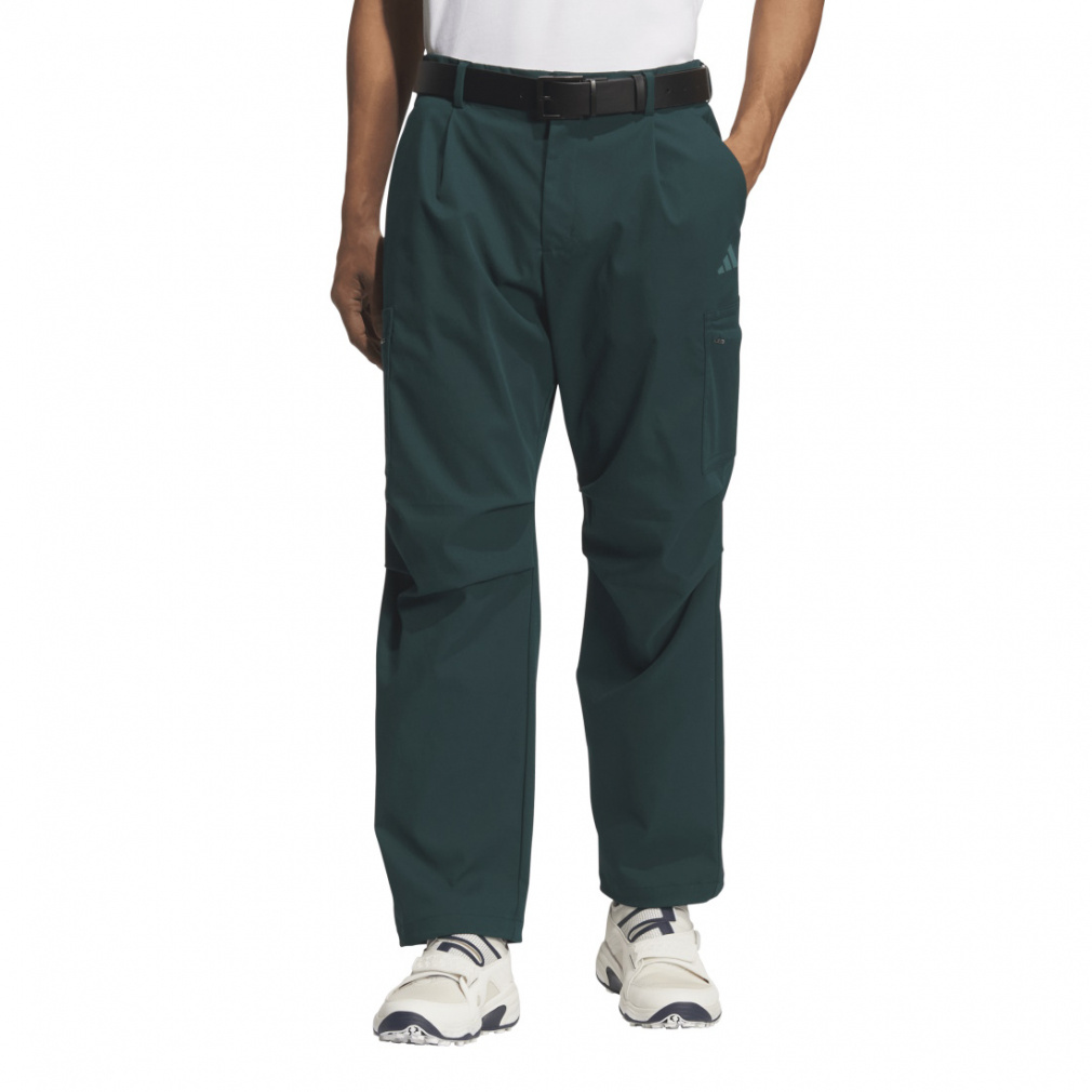 adidas Men's Golf Wear Beyond The Course EX STRETCH Twist Weave Ankle Cargo Pants JM9605