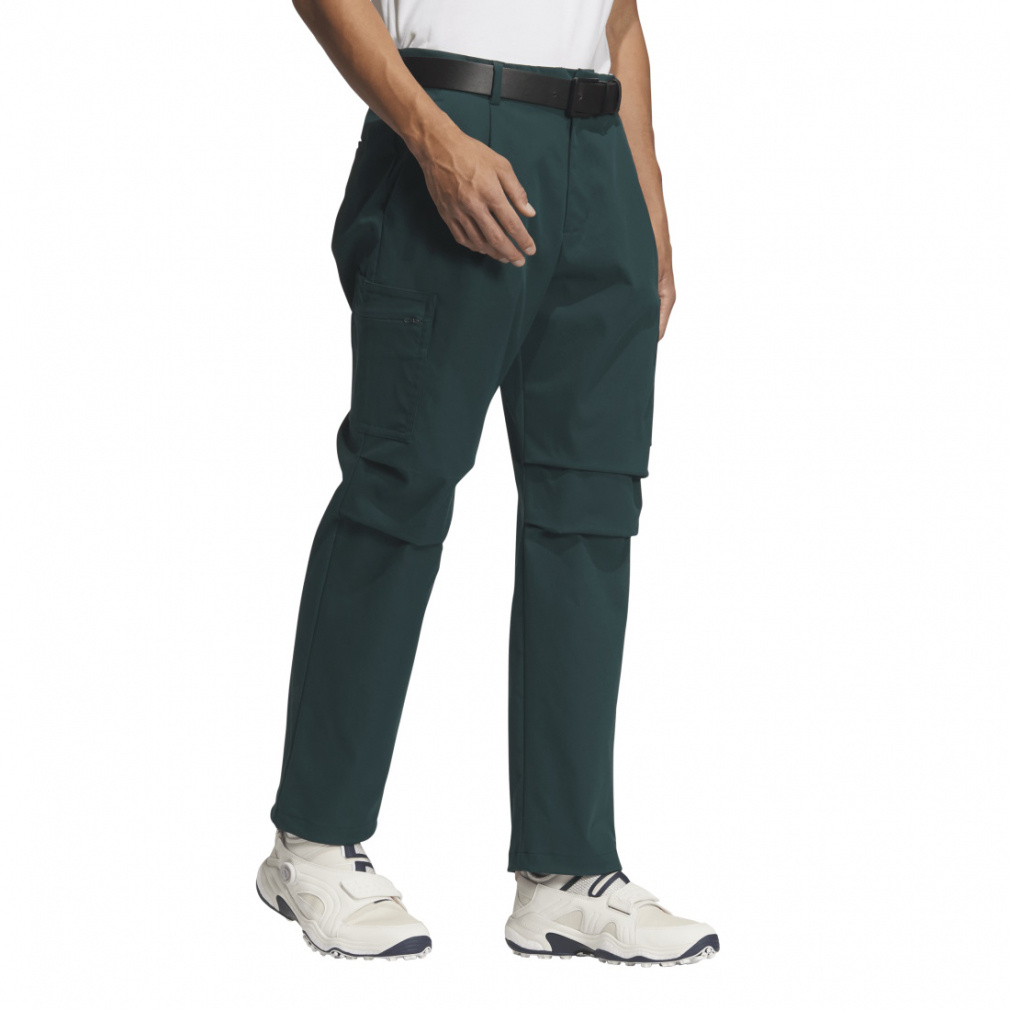 adidas Men's Golf Wear Beyond The Course EX STRETCH Twist Weave Ankle Cargo Pants JM9605