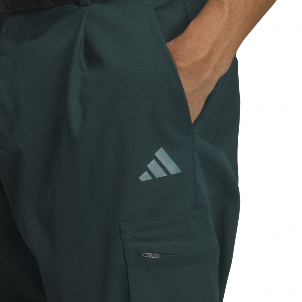 adidas Men's Golf Wear Beyond The Course EX STRETCH Twist Weave Ankle Cargo Pants JM9605