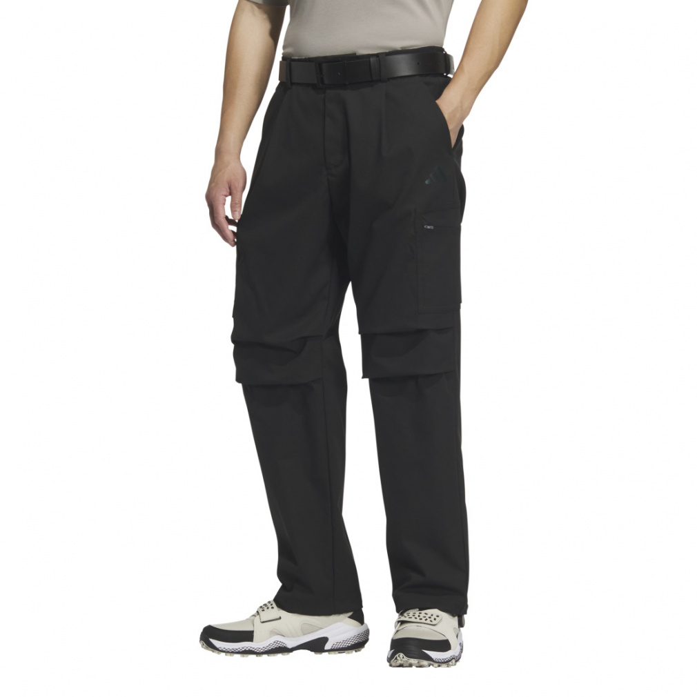adidas Men's Golf Wear Beyond The Course EX STRETCH Twist Weave Ankle Cargo Pants JM9605