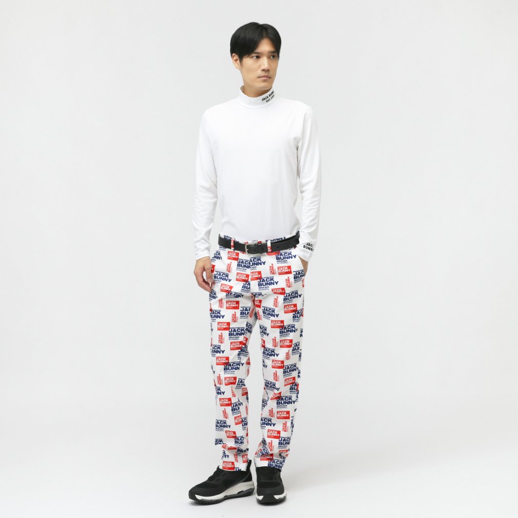 Jack Bunny Men's Golf Wear T/C Twill Print Long Pants 2625231703