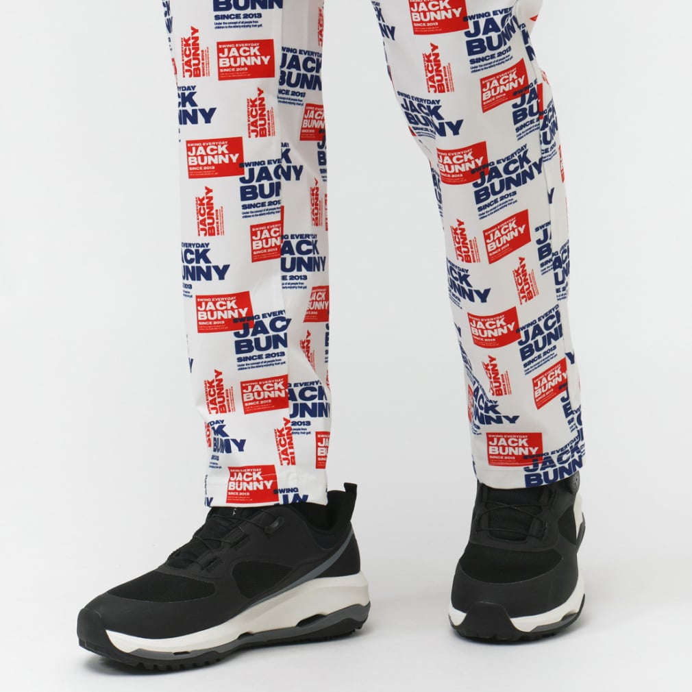Jack Bunny Men's Golf Wear T/C Twill Print Long Pants 2625231703