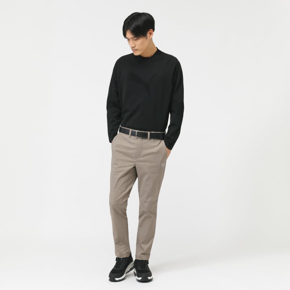 PUMA Men's Golf Wear Hyper Stretch Houndstooth Slim Tapered Pants 630548