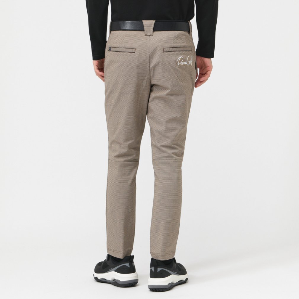 PUMA Men's Golf Wear Hyper Stretch Houndstooth Slim Tapered Pants 630548