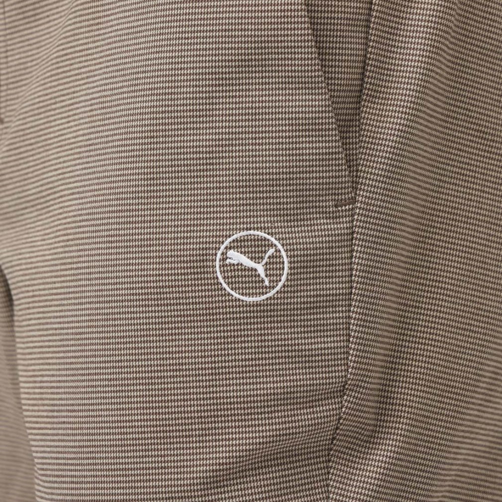 PUMA Men's Golf Wear Hyper Stretch Houndstooth Slim Tapered Pants 630548