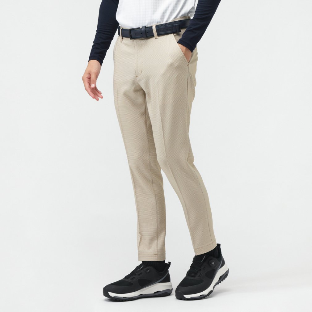 TIGORA Men's Golf Wear Tapered Pants with Adjustable Hem Length TR-1P1725CP