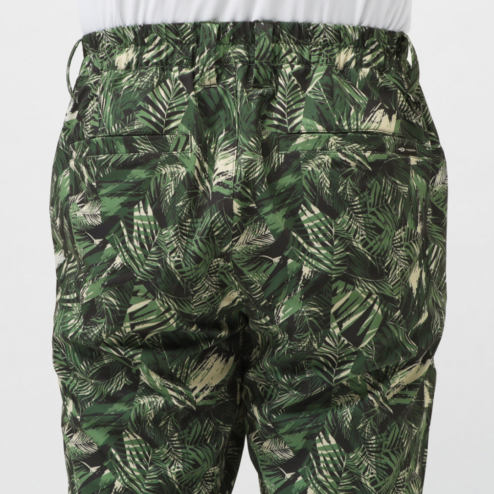 TIGORA Men's Golf Wear Heat Shield UV Cut Mini Herringbone Print Pattern Short Pants TR-1P1175SP