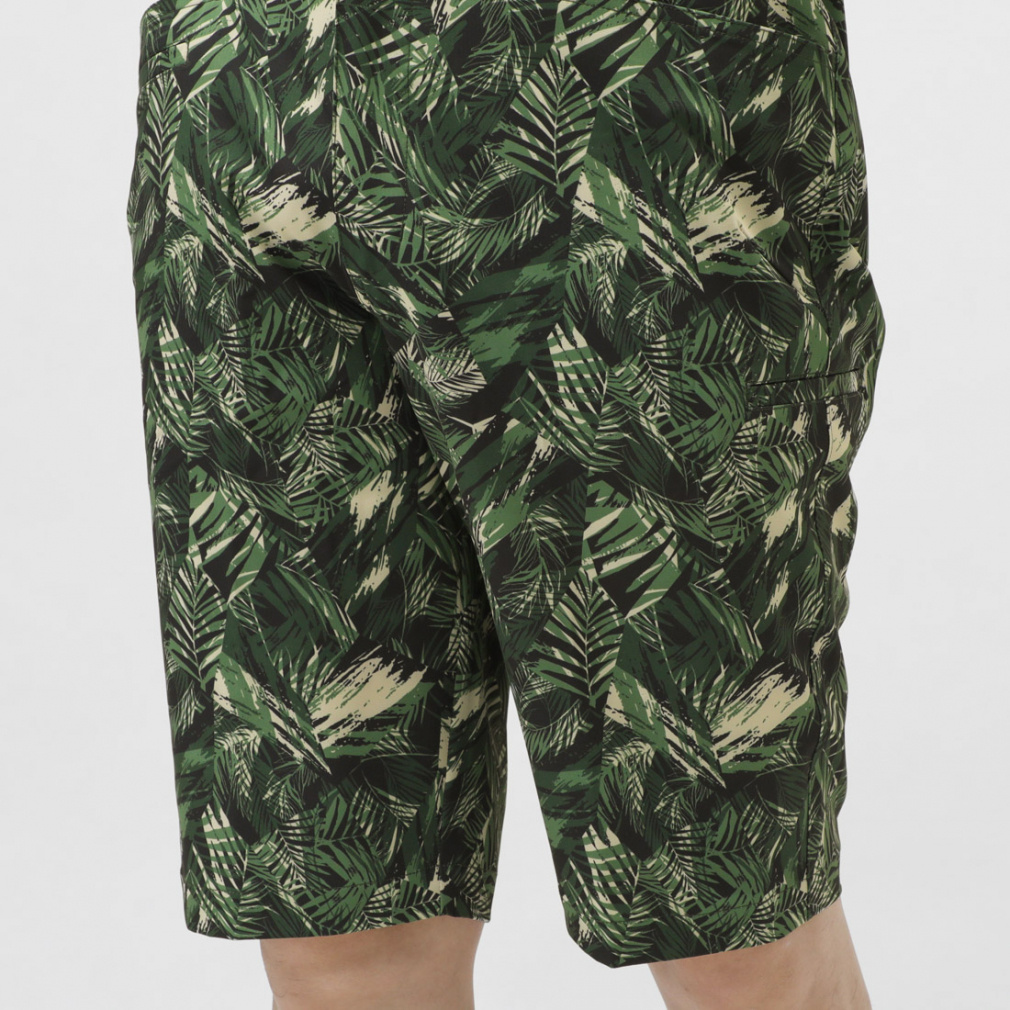 TIGORA Men's Golf Wear Heat Shield UV Cut Mini Herringbone Print Pattern Short Pants TR-1P1175SP