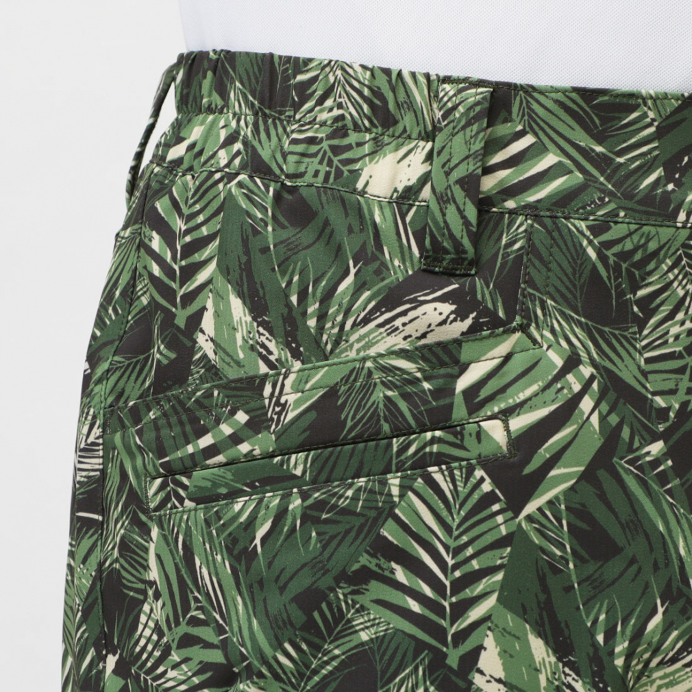 TIGORA Men's Golf Wear Heat Shield UV Cut Mini Herringbone Print Pattern Short Pants TR-1P1175SP