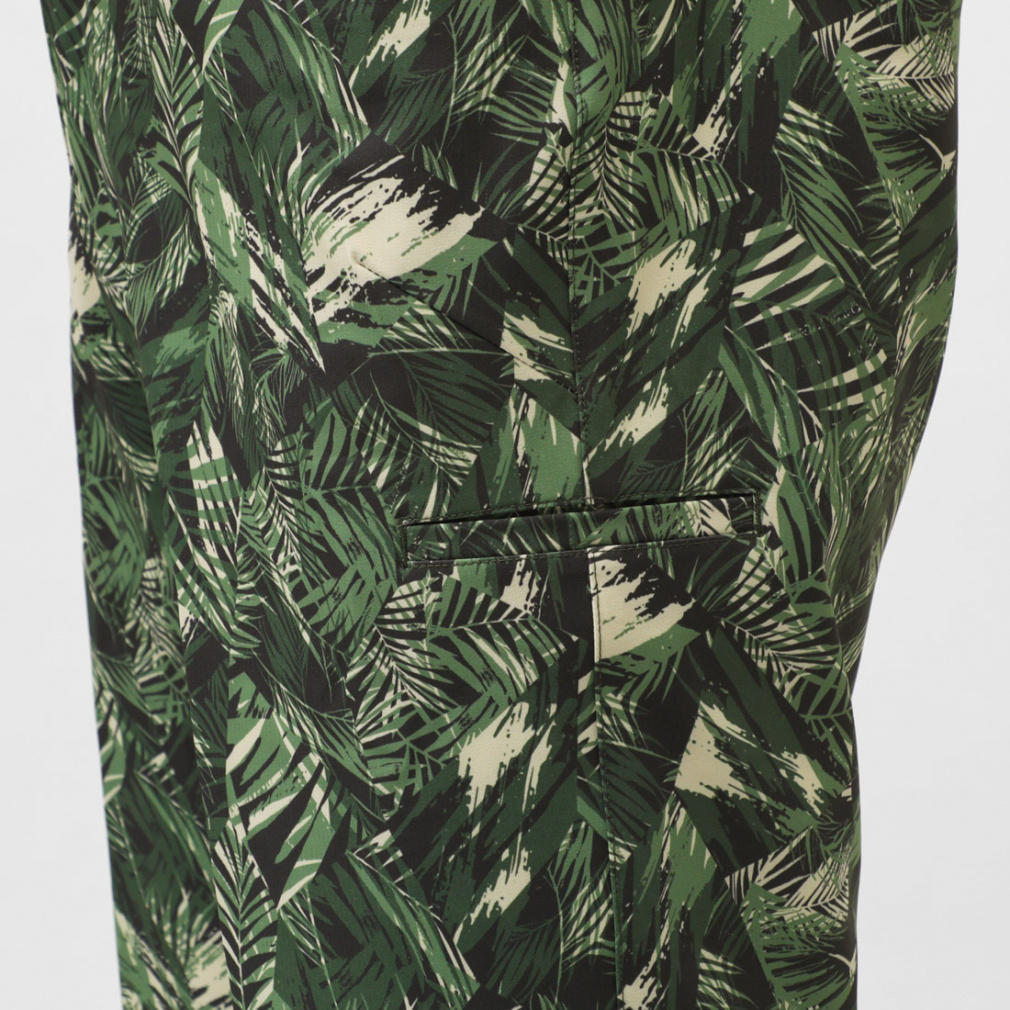 TIGORA Men's Golf Wear Heat Shield UV Cut Mini Herringbone Print Pattern Short Pants TR-1P1175SP