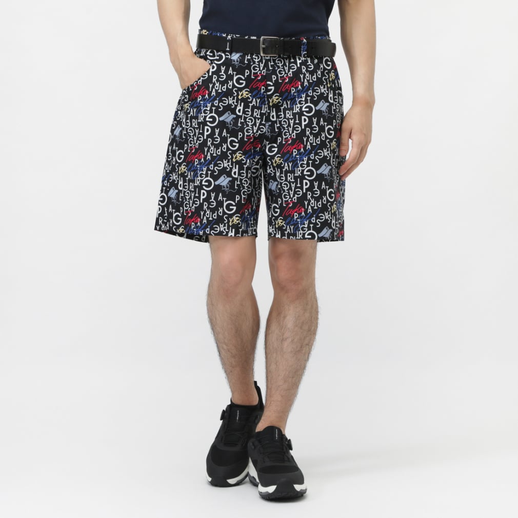 PEARLY GATES Men's Golf Wear TEXBRID Double Weave Reverse Side BALL-kun Logo All-Over Pattern 0535232705