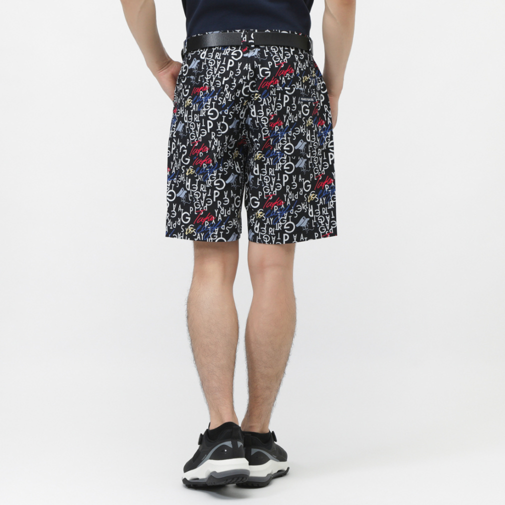 PEARLY GATES Men's Golf Wear TEXBRID Double Weave Reverse Side BALL-kun Logo All-Over Pattern 0535232705
