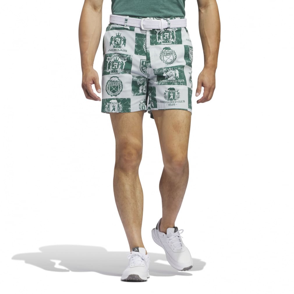 adidas Men's Golf Wear GO-TO Crest Graphic Shorts KOW39