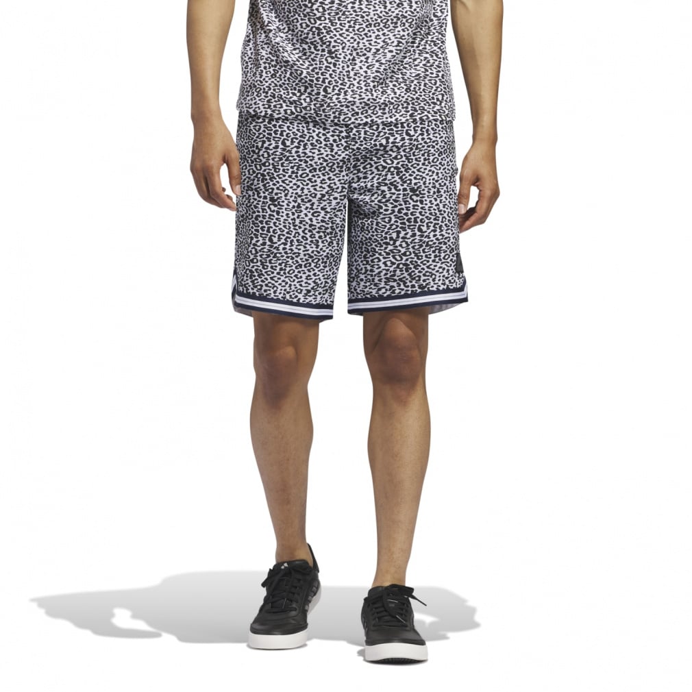 adidas Men's Golf Wear ADICROSS Leopard Print Shorts KOV79