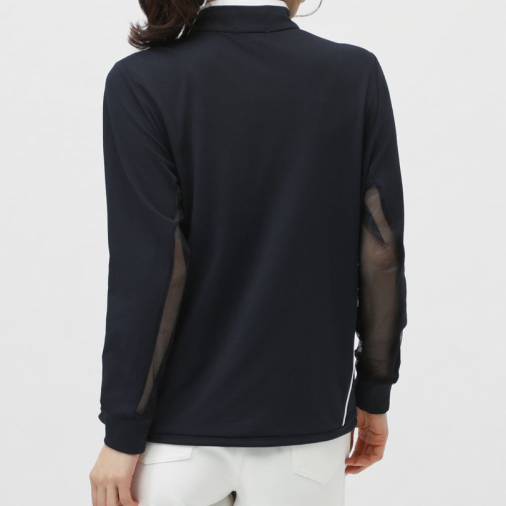 kolwin Ladies' Golf Wear Cool Sleeve Half-Zip Shirt KO-1L2045Z