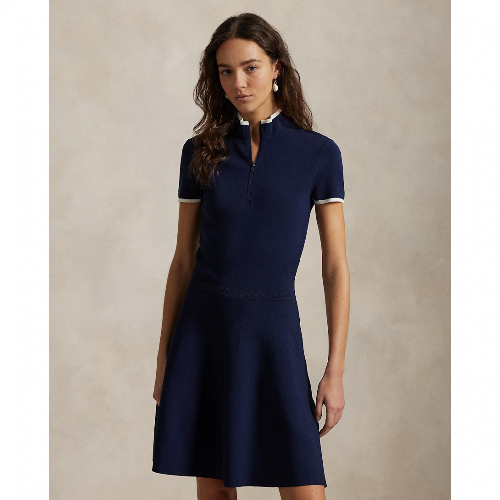 RALPH LAUREN Women's Golf Wear Knit Fit & Flare Dress SS25-2803