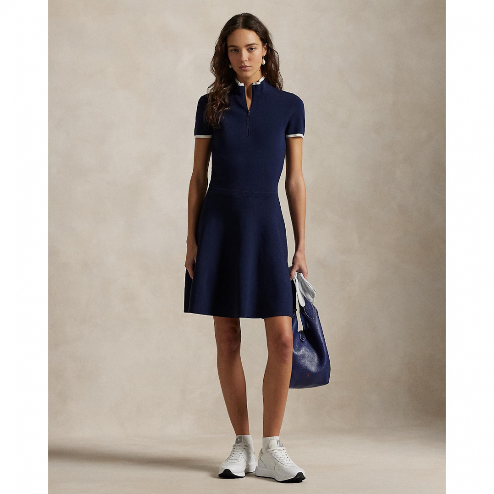 RALPH LAUREN Women's Golf Wear Knit Fit & Flare Dress SS25-2803