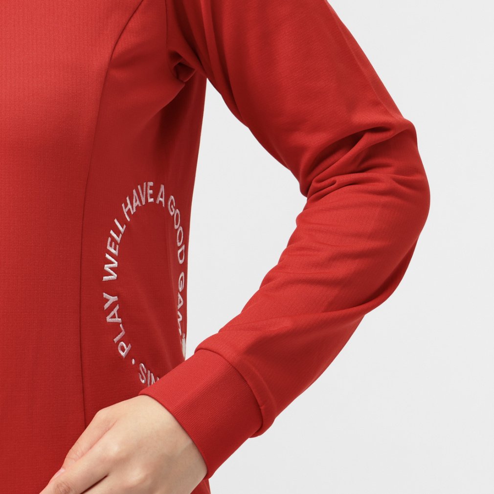 kolwin Ladies' Golf Wear Brushed Back Zip Shirt KO-1L2585Z