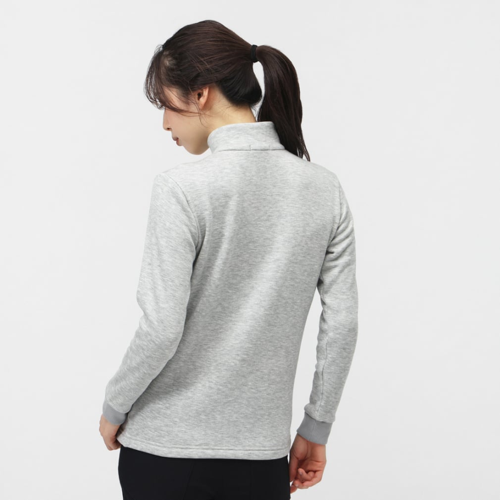 TIGORA Ladies' Golf Wear +5°C iHEAT Solid Half-Zip Shirt TR-1L2525Z-HGY