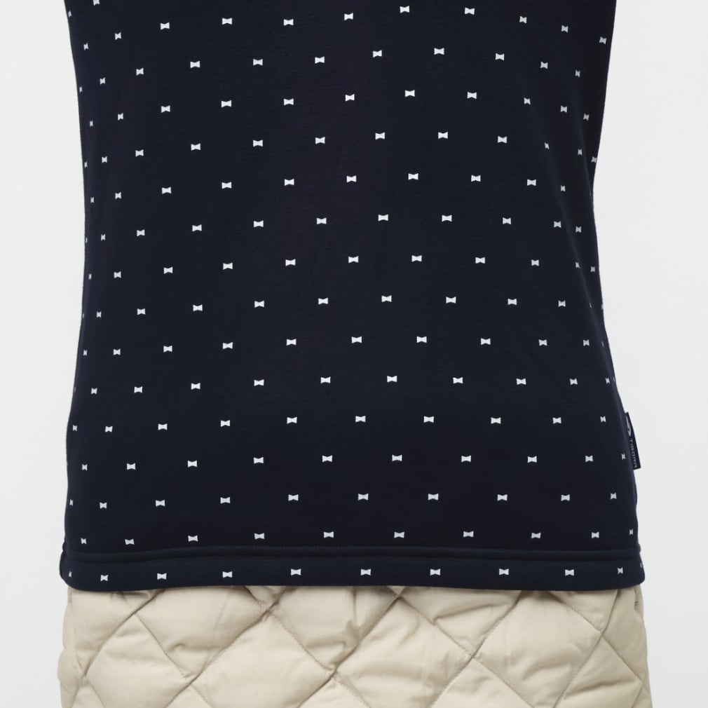 TIGORA Ladies' Golf Wear +5℃ iHEAT Patterned Half Zip Shirt TR-1L2535Z-HNV