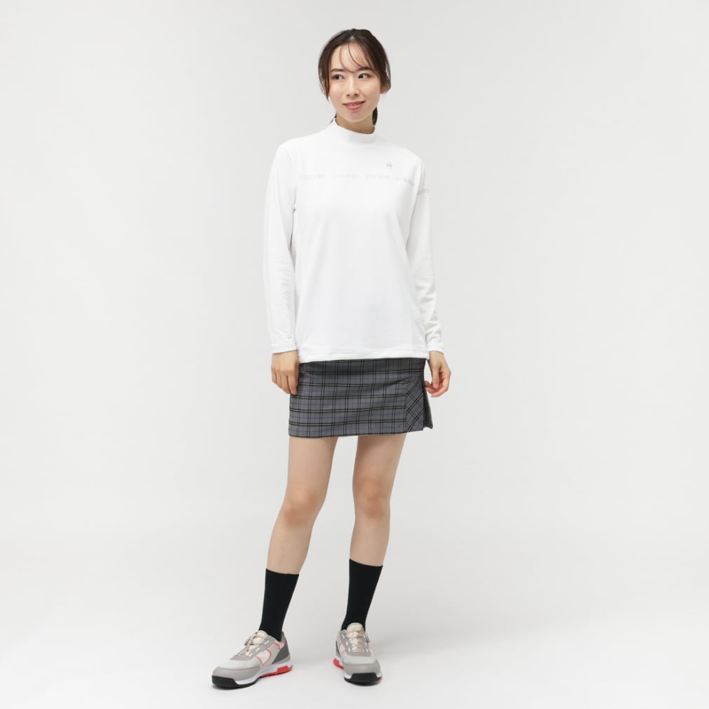 le coq sportif golf Ladies' Golf Wear Mock Neck Long Sleeve Shirt LG5FLS51L