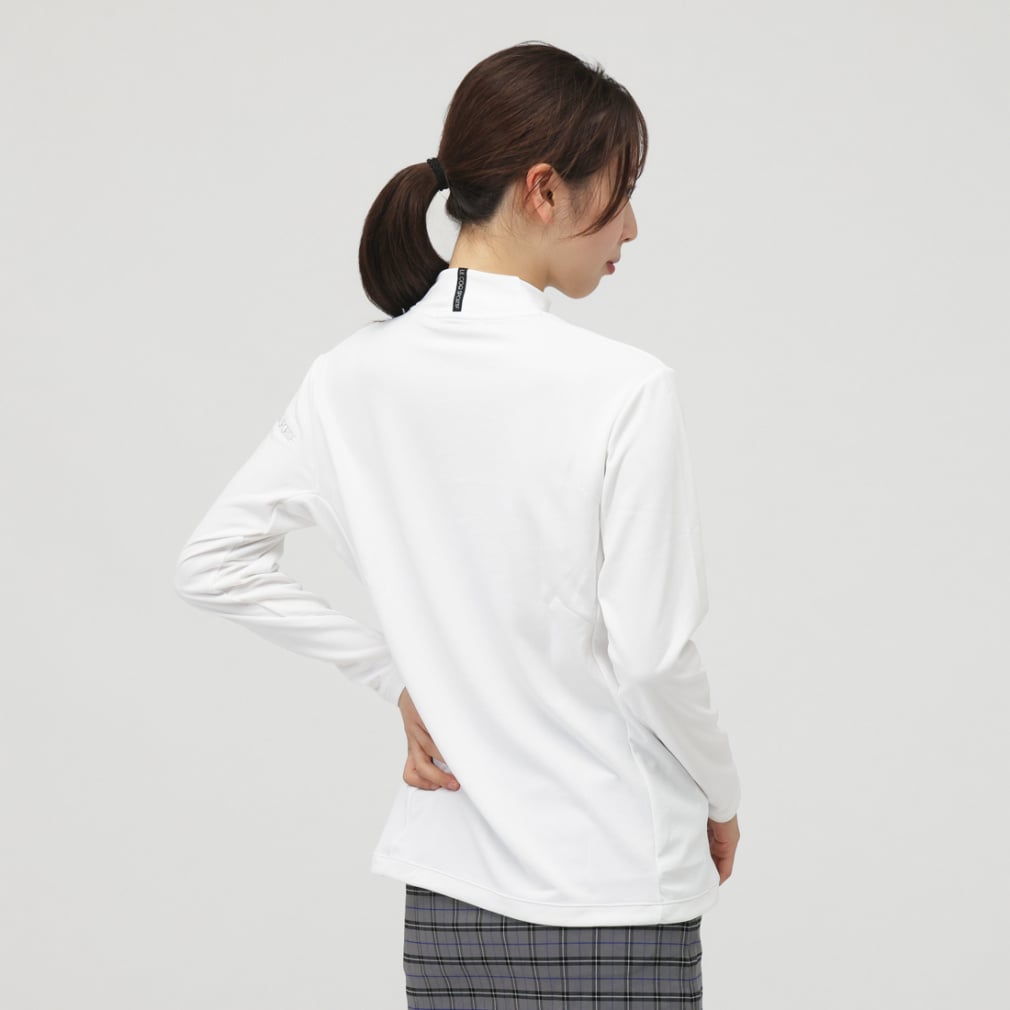 le coq sportif golf Ladies' Golf Wear Mock Neck Long Sleeve Shirt LG5FLS51L