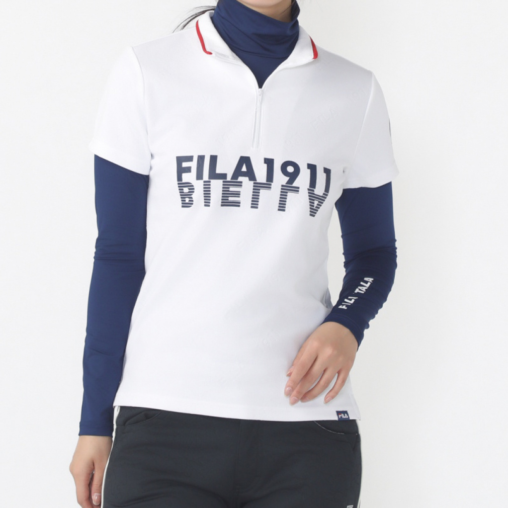 FILA Women's Golf Wear Short Sleeve Shirt + Inner Shirt 793500