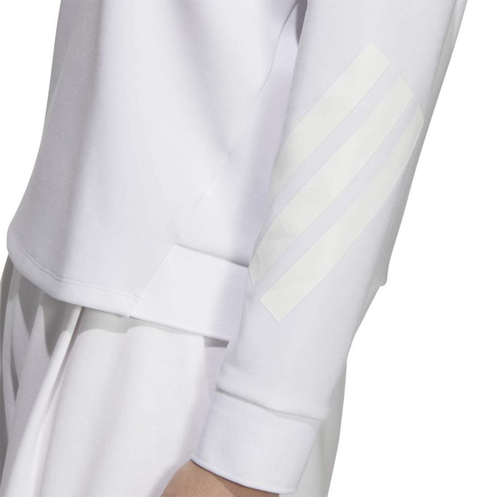 adidas Women's Golf Apparel Beyond The Course Stretch Long Sleeve Polo Shirt JWJ89