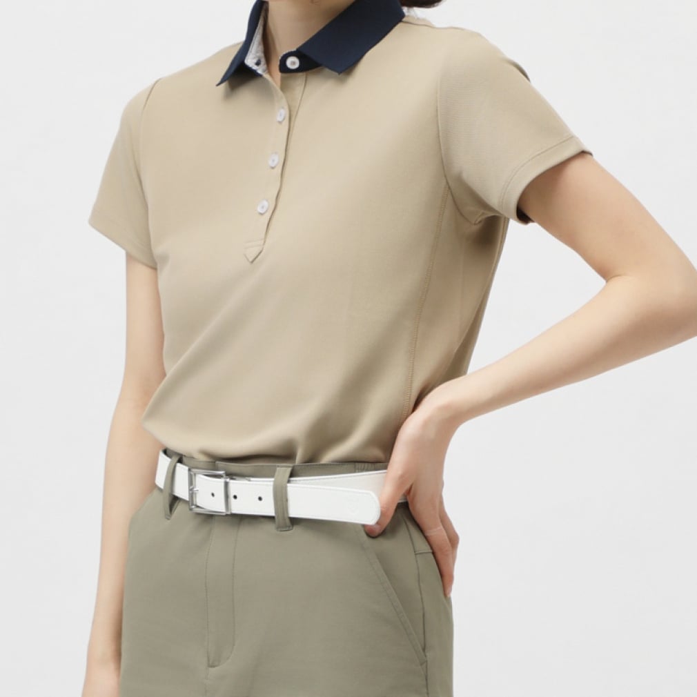 TIGORA Women's Golf Apparel iCOOL Heat Shielding UV Polo Shirt TR-1H2005P-C