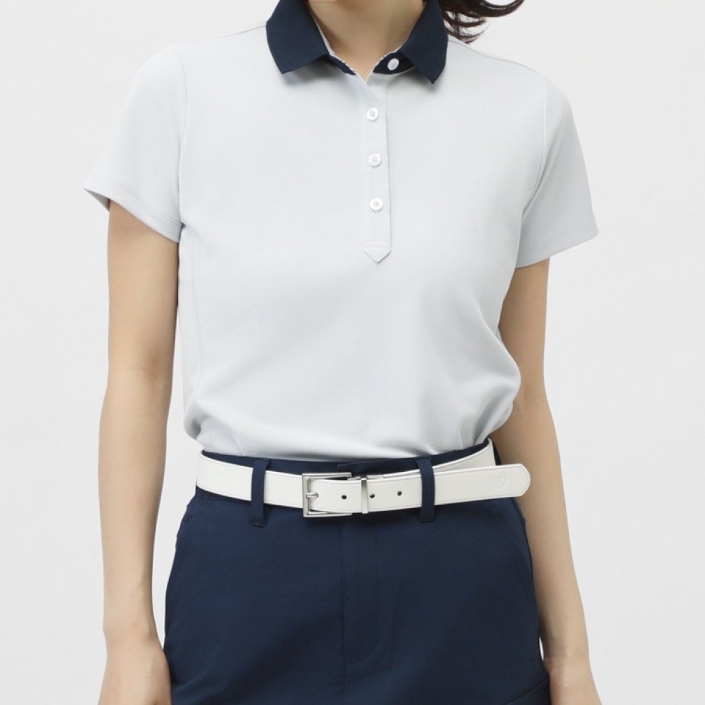 TIGORA Women's Golf Apparel iCOOL Heat Shielding UV Polo Shirt TR-1H2005P-C