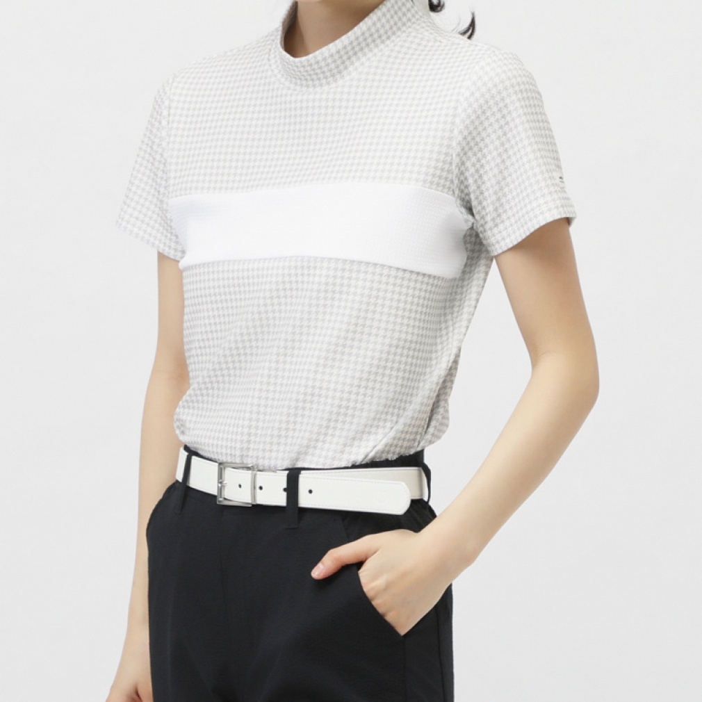 TIGORA Women's Golf Apparel iCOOL Heat Shielding UV Mock Shirt TR-1H2015H-C