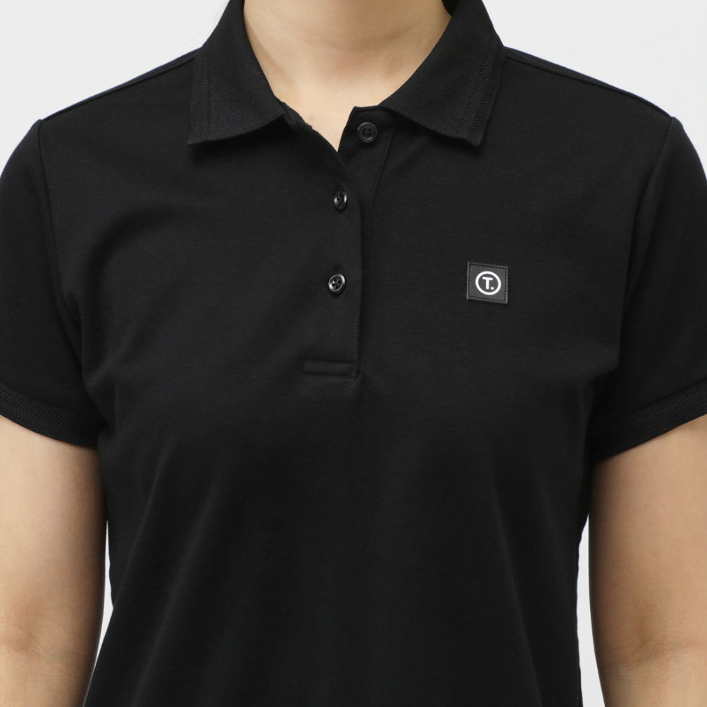 TIGORA Women's Golf Apparel T. Super Long Staple Cotton Short Sleeve Polo Shirt (Made with Japanese Fabric) TR-1H2205P