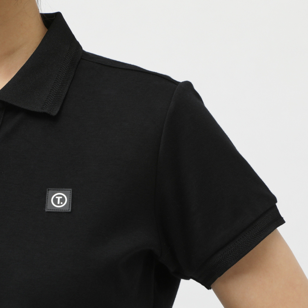 TIGORA Women's Golf Apparel T. Super Long Staple Cotton Short Sleeve Polo Shirt (Made with Japanese Fabric) TR-1H2205P