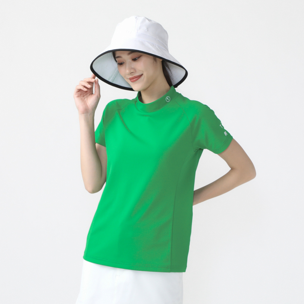 TIGORA Women's Golf Wear Byokan(R) Quick-Dry Mock Shirt TR-1H2104H