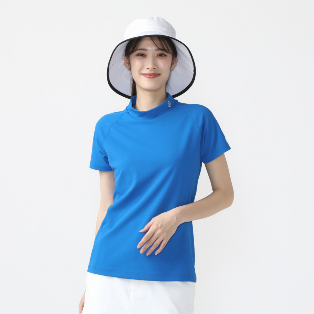 TIGORA Women's Golf Wear Byokan(R) Quick-Dry Mock Shirt TR-1H2104H