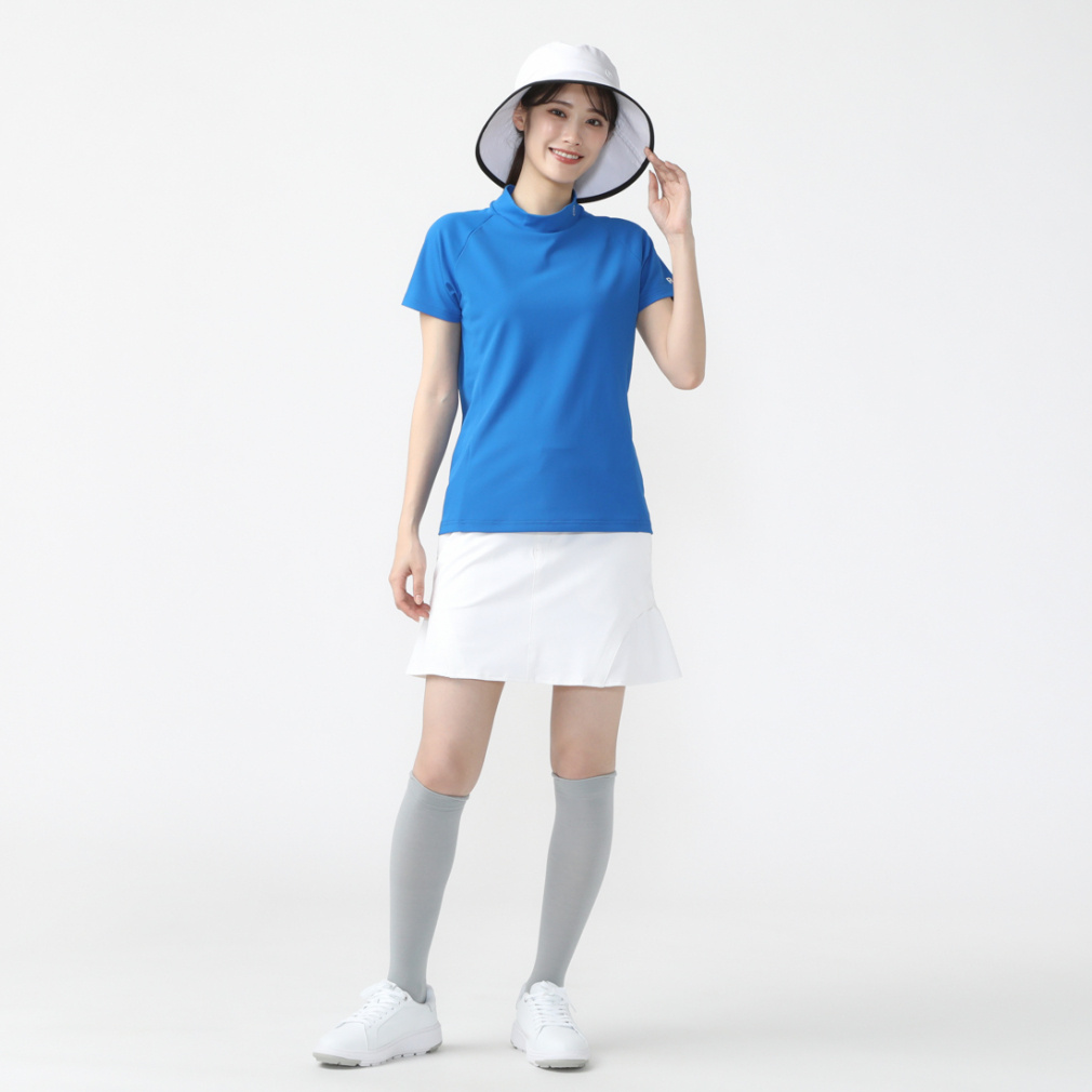 TIGORA Women's Golf Wear Byokan(R) Quick-Dry Mock Shirt TR-1H2104H